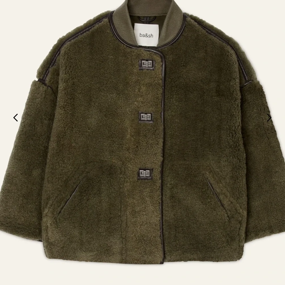 BA&SH New Season -Coat MAURY FR34/US0/UK2 Olive Geen - Picture 5 of 6